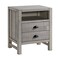 Alaterre Furniture Windsor 2-Drawer Wood Nightstand, Driftwood Gray ANWI0132 - alternate 3